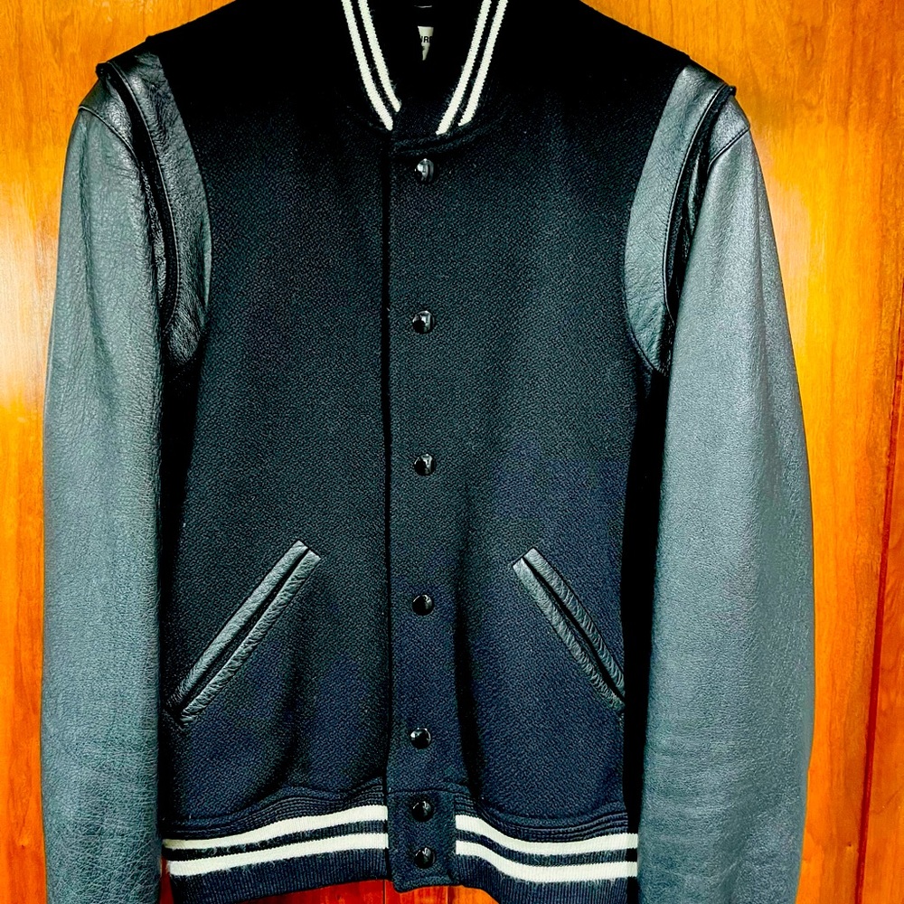 Saint Laurent Wood Boucle Teddy